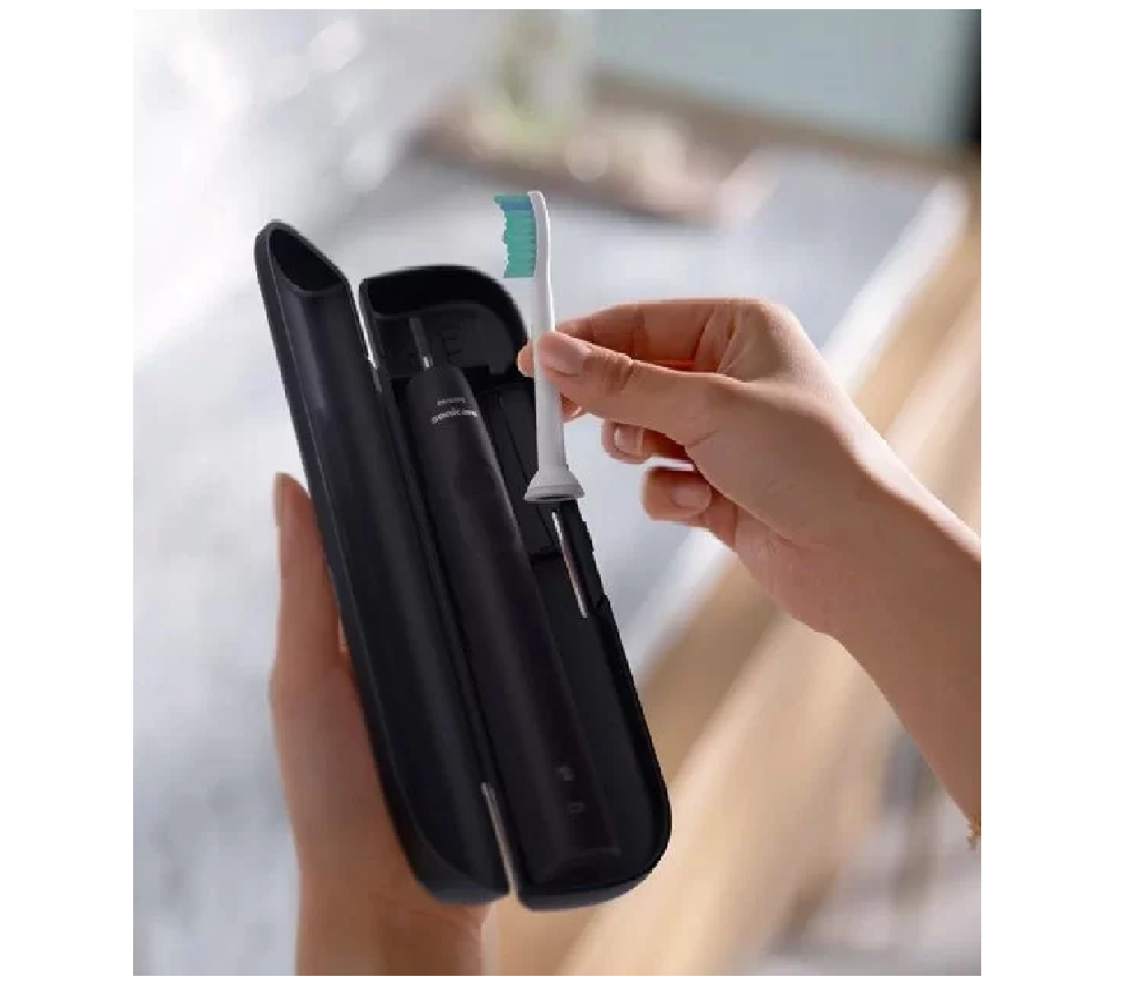 Електрическа звукочестотна четка за зъби Series 3100, черна, Philips Sonicare HX3673/14 - Image 2