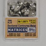 Матрици с легенче от неръждаема стомана дебелина 0.035 (hard) TOR VM № 1.0971 50 бр.