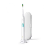 Електрическа звукова четка за зъби Philips Sonicare ProtectiveClean Series 4300 HX6807/28 бяла с кутия за пътуване