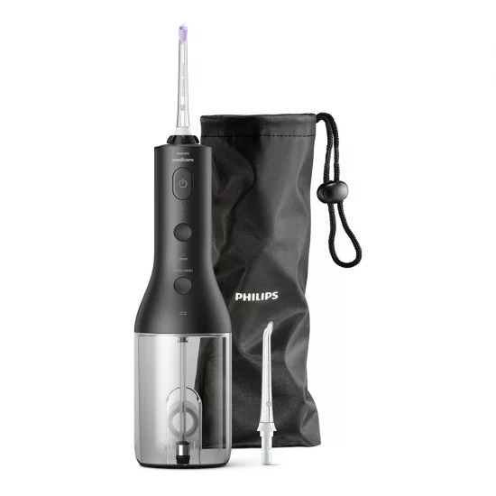 Зъбен душ Philips Sonicare Cordless Power Flosser 3000 HX3826/33, с 2 накрайника и калъф за съхранение - Image 1