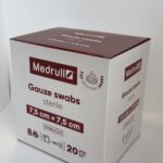 Medrull Стерилни марли 7.5 см х 7.5 см - 20 броя